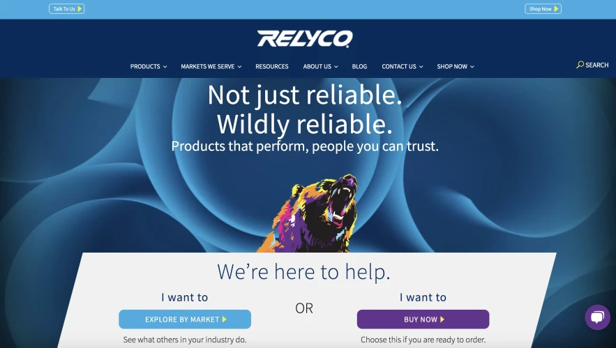 Relyco Homepage