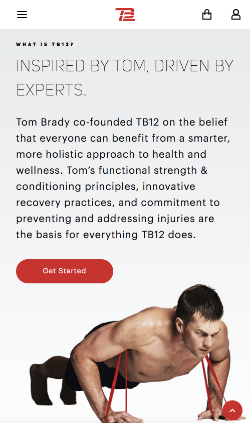 Tb12 Sports content