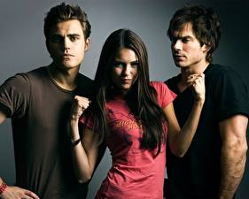 Фотография Nina Dobrev Ian Somerhalder Paul Wesley