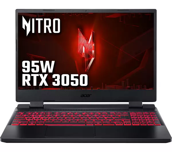 ACER Nitro 5 AN515-58-53WE 15.6" Gaming Laptop - Intel® Core™ i5, RTX 3050, 1 TB SSD