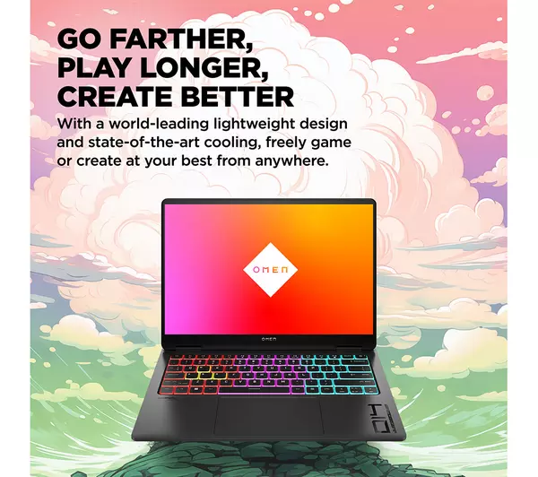 HP OMEN Transcend 14-fb0005na 14" Gaming Laptop - Intel® Core™ Ultra 7, RTX 4060, 1 TB SSD secondary image