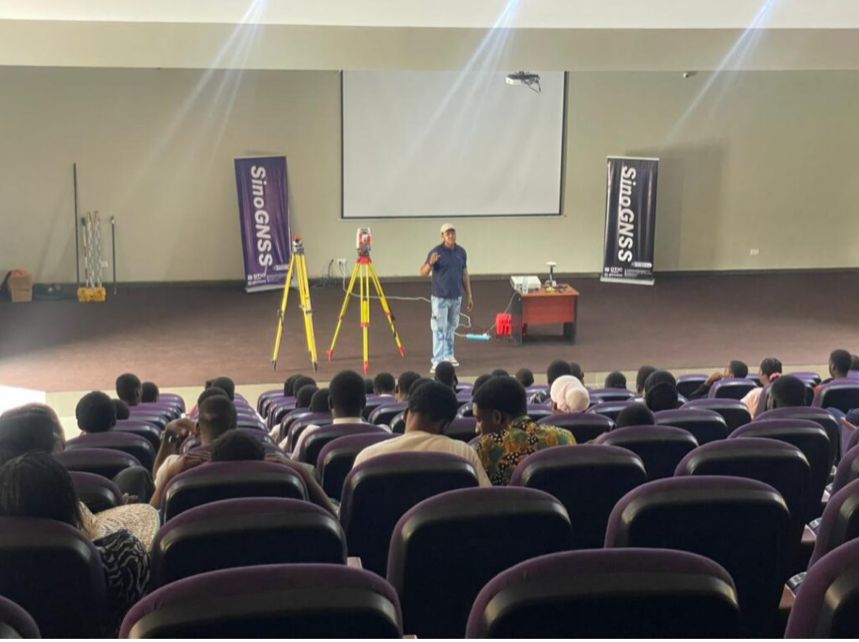 Building Capacity as a Young Surveyor: OTIC Geosystems Inspires Lagos State University (LASU) EPE Surveying Students with free training on Drone, GNSS, Total Station and Level.