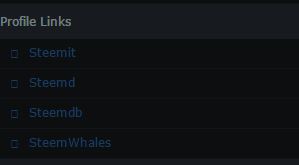 profile links