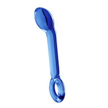 Spartacus Smooth G spot Glass Dildo with Finger Loop Spartacus Smooth G spot Glass Dildo with Finger Loop