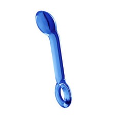 Spartacus Smooth G spot Glass Dildo with Finger Loop Spartacus Smooth G spot Glass Dildo with Finger Loop