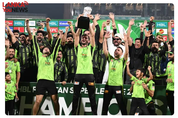 පාකිස්තාන් සුපර් ලීග් ශූරතාව Lahore Qalandars කණ්ඩායමට