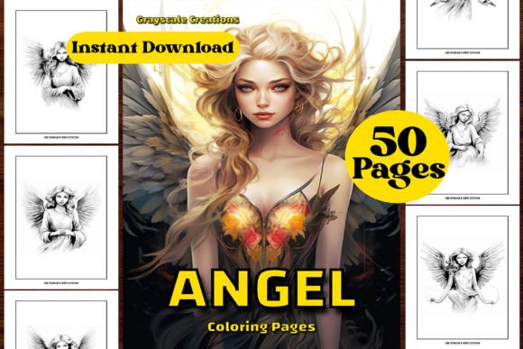 Angel coloring pages collection