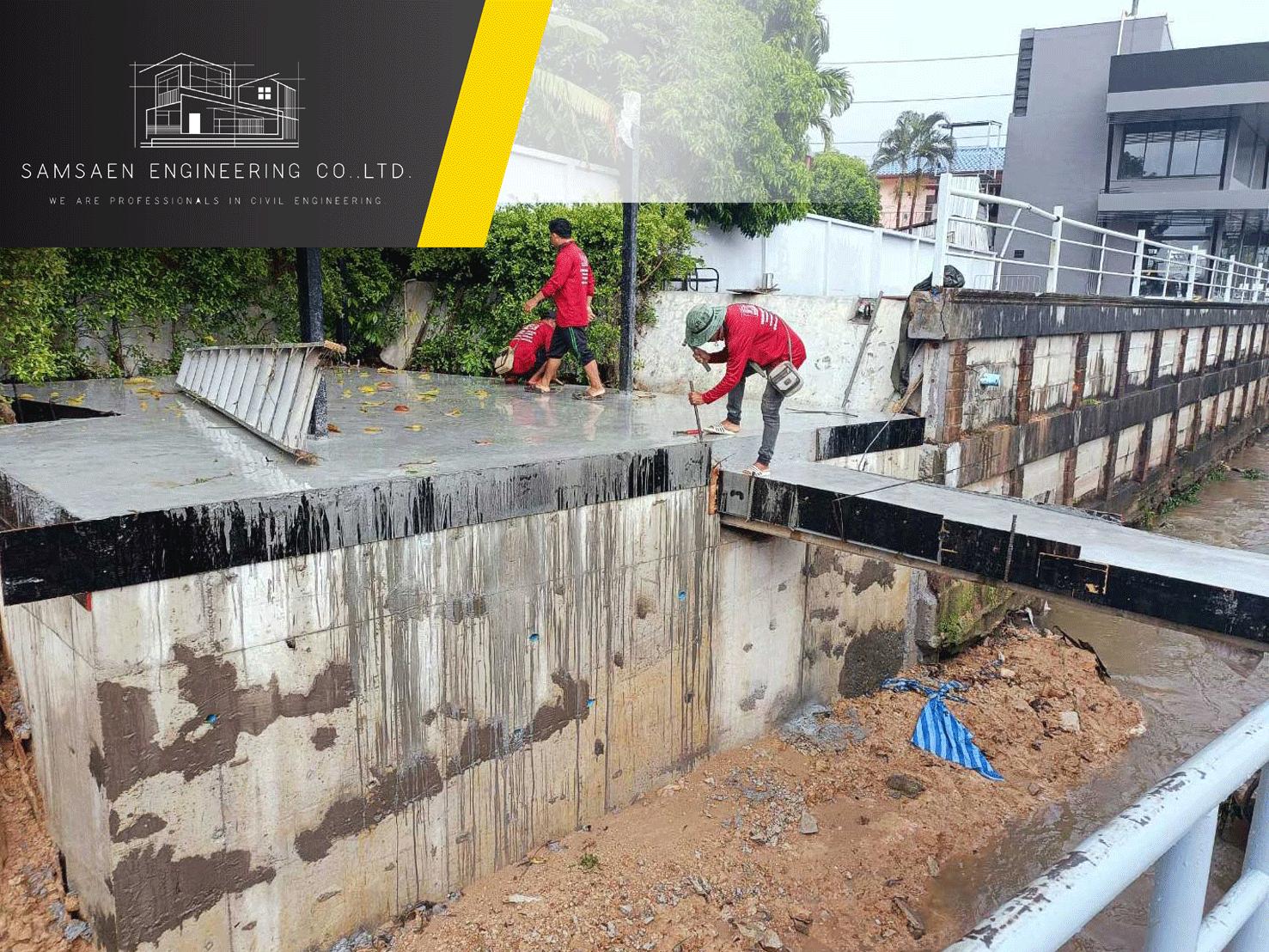 งานกำแพงกันดินและงานดิน (Retaining Wall & Earthwork) - 0