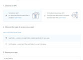 Create Dropbox App