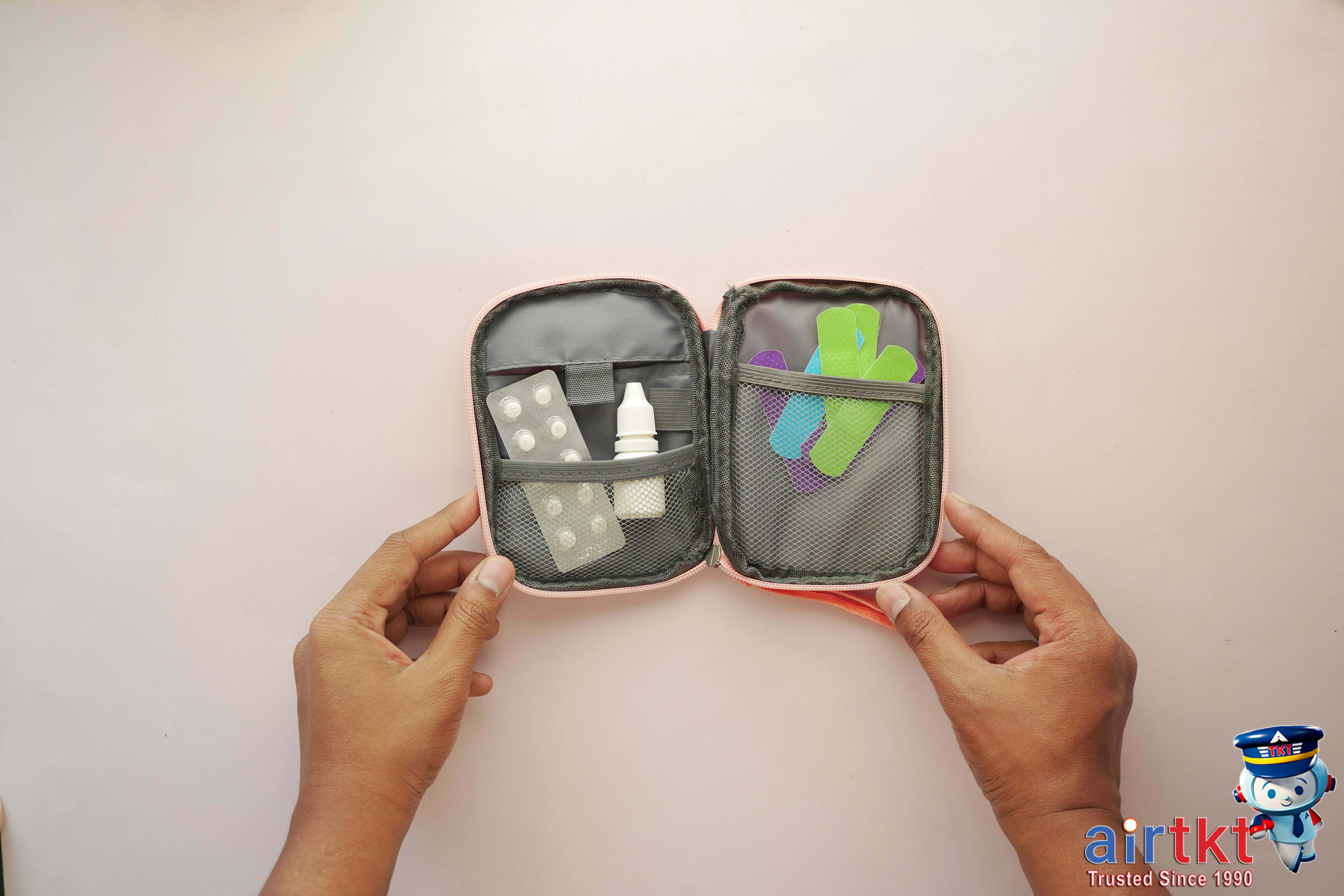 Travel first aid kit essentials