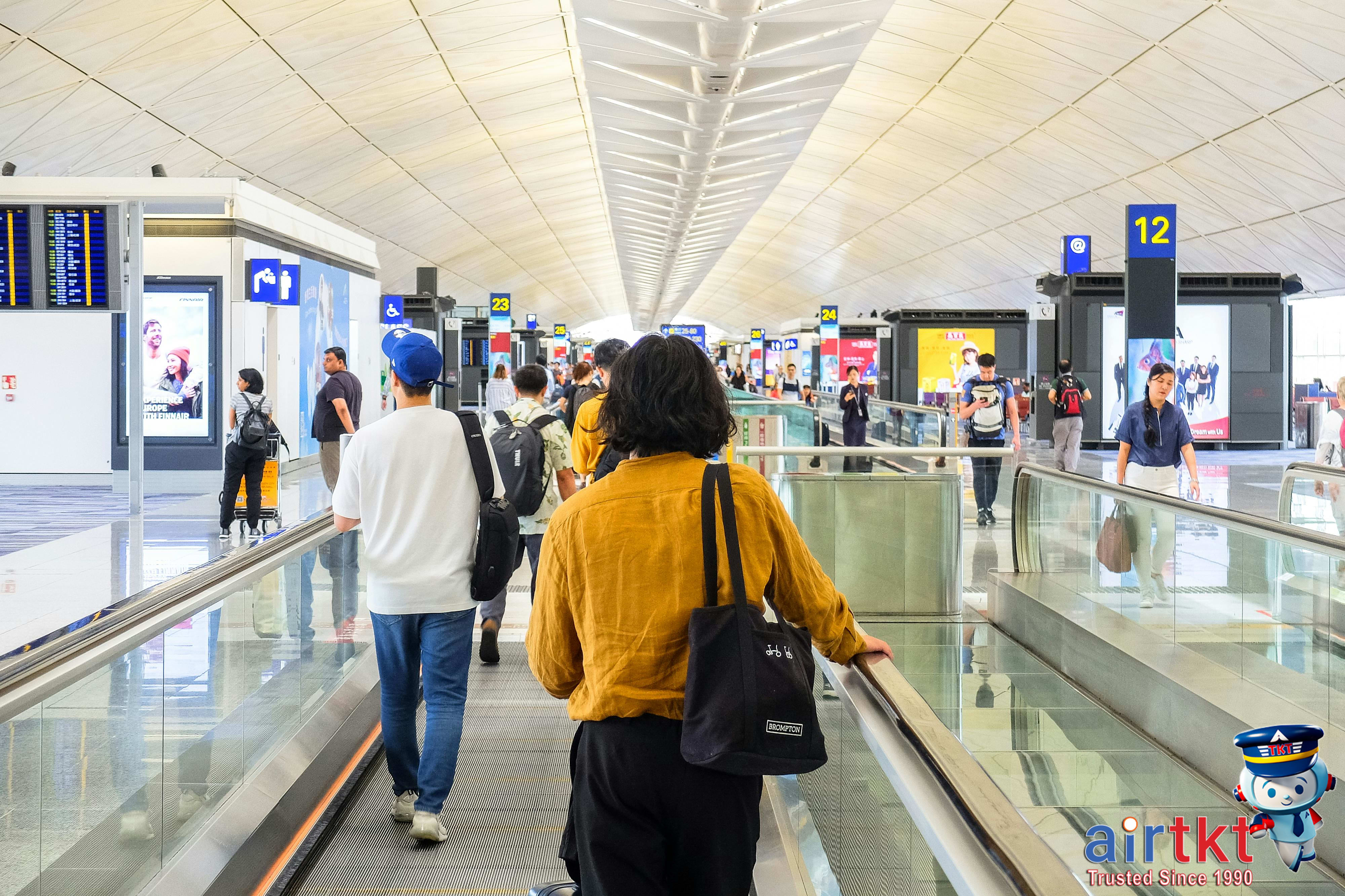 Traveler verifying flight deal on laptop