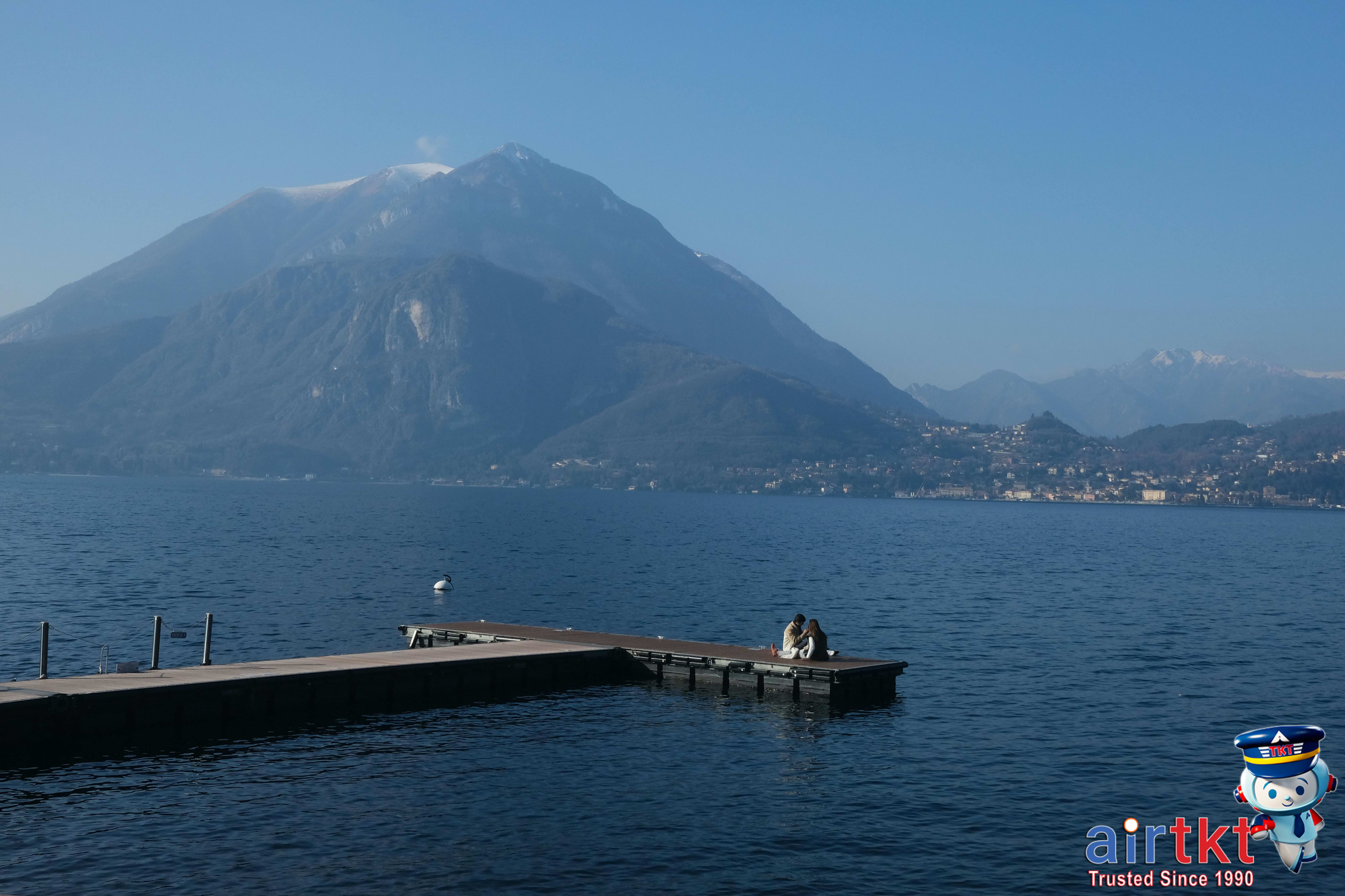 Easter family gathering at a scenic destination