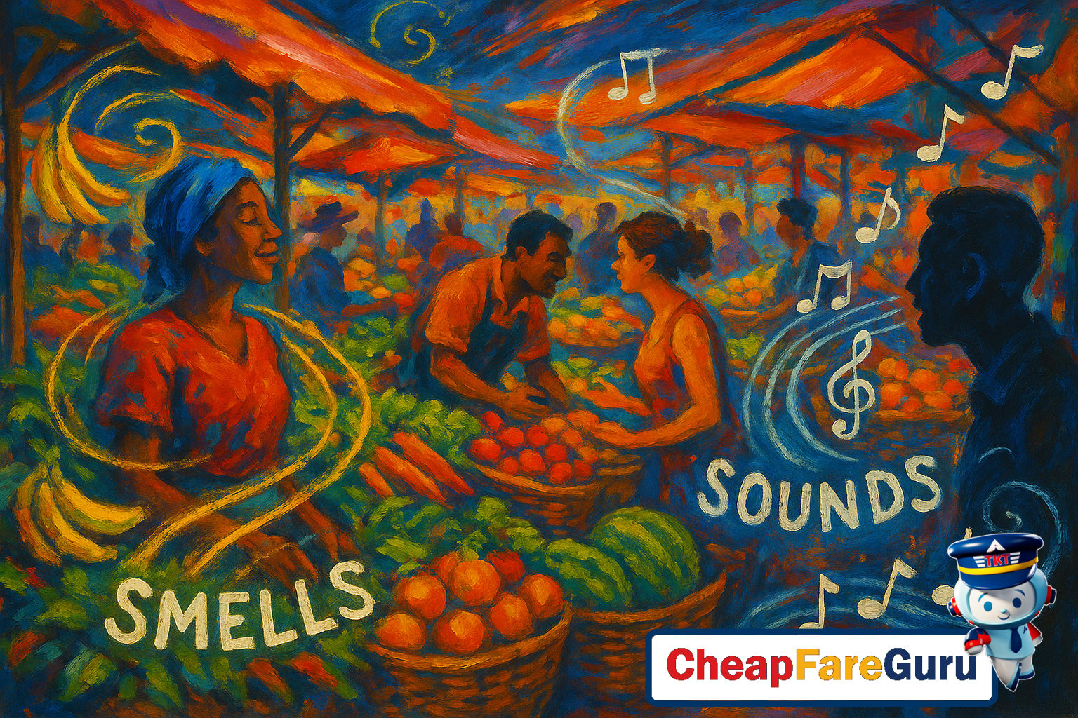 Traveler writing journal in a tropical setting