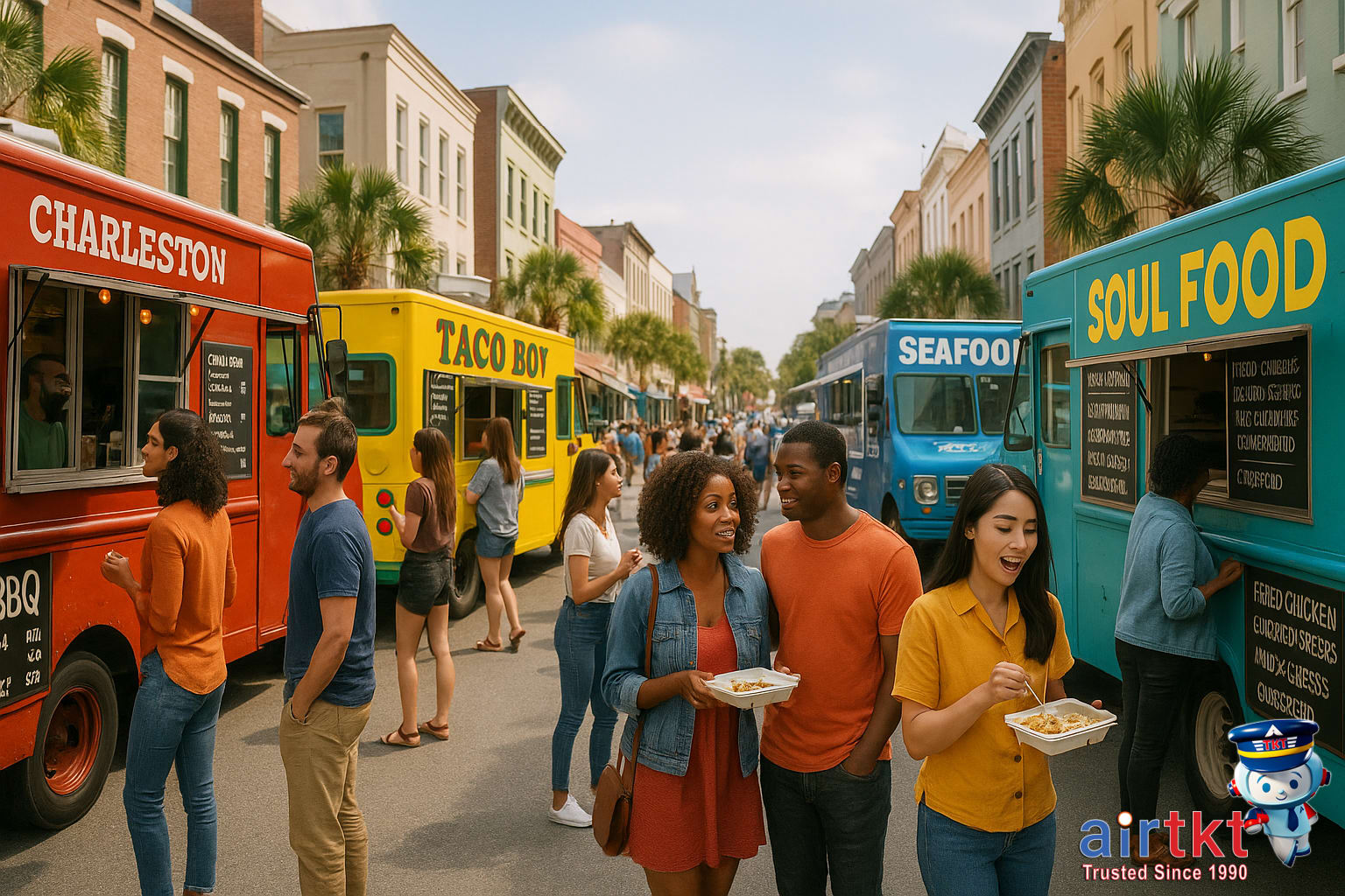 Charleston food trucks and casual dining