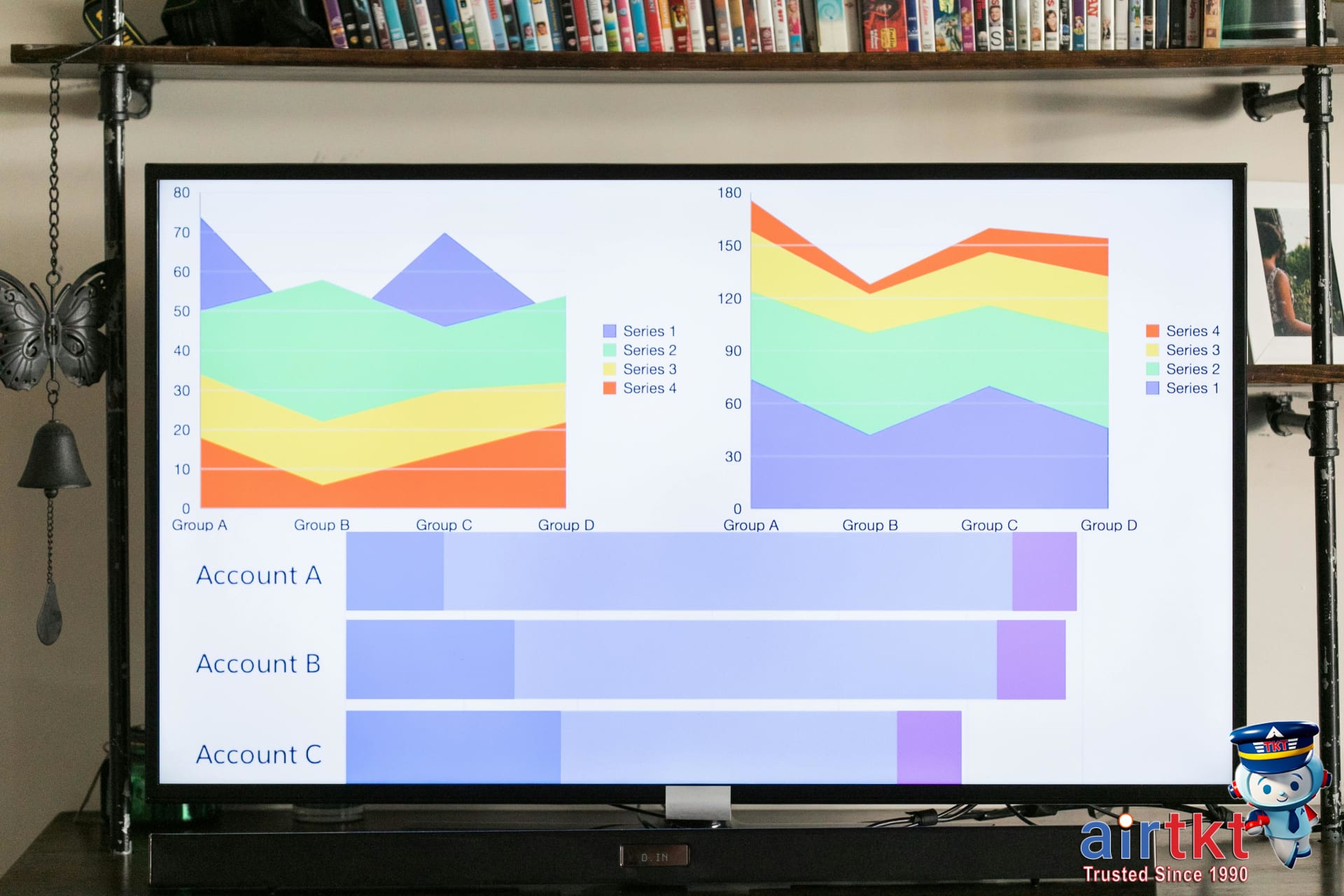 Traveler comparing hotel prices on multiple devices