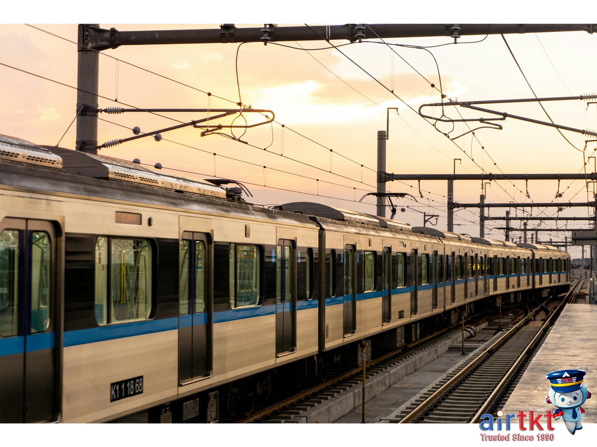 Metro Transit light rail train in Minneapolis