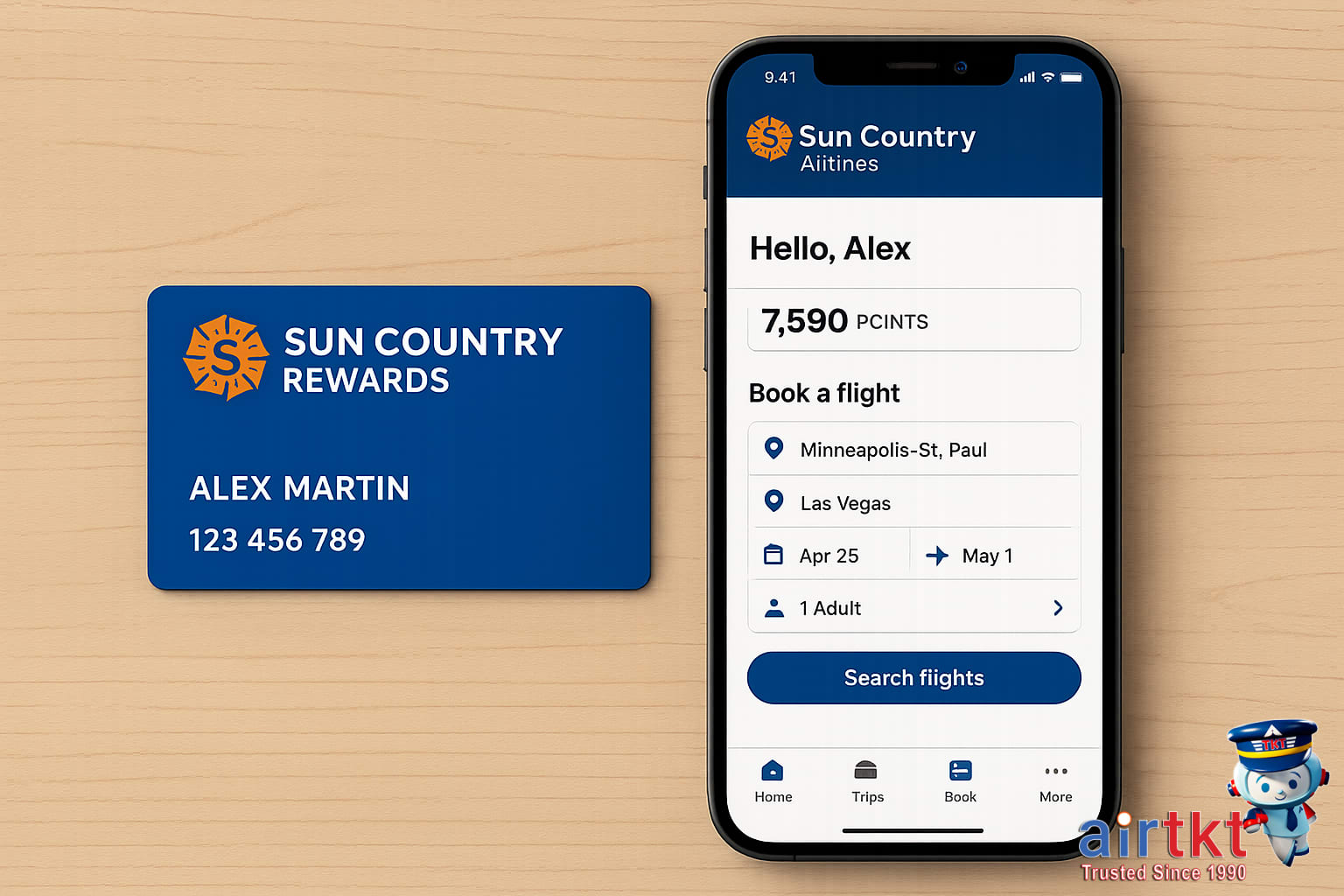 Sun Country Airlines rewards program benefits