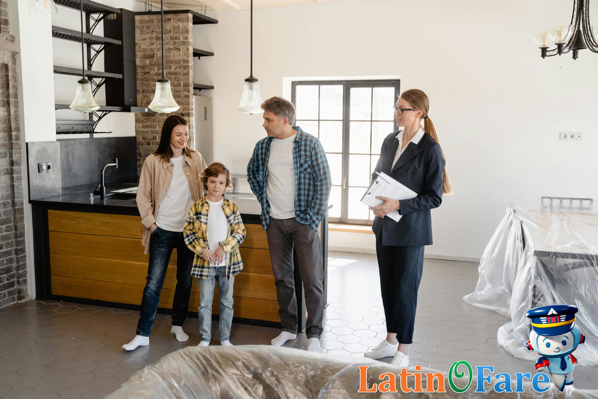 Family enjoying pool and play area at hotel
