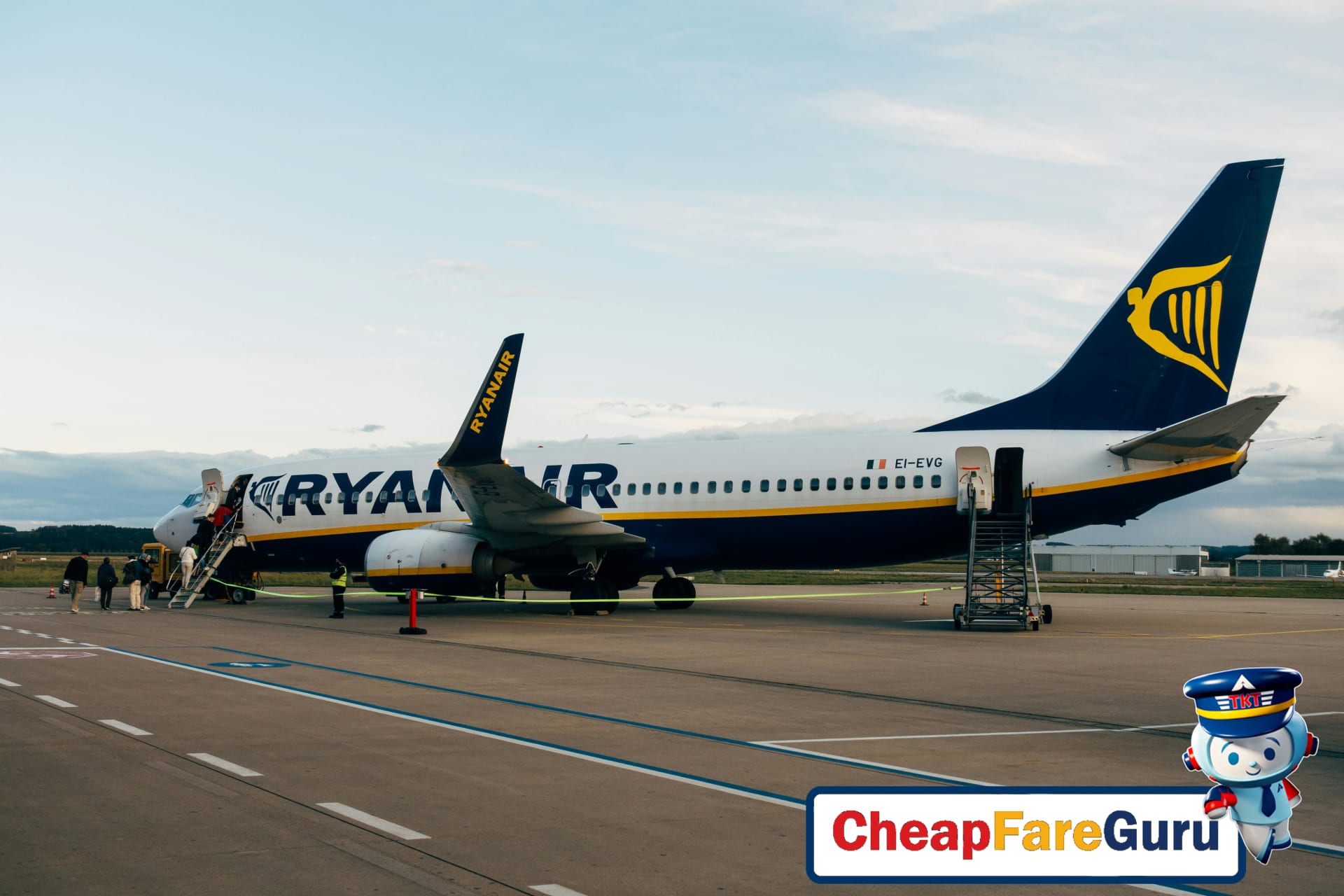 Family flying with children on an airplane