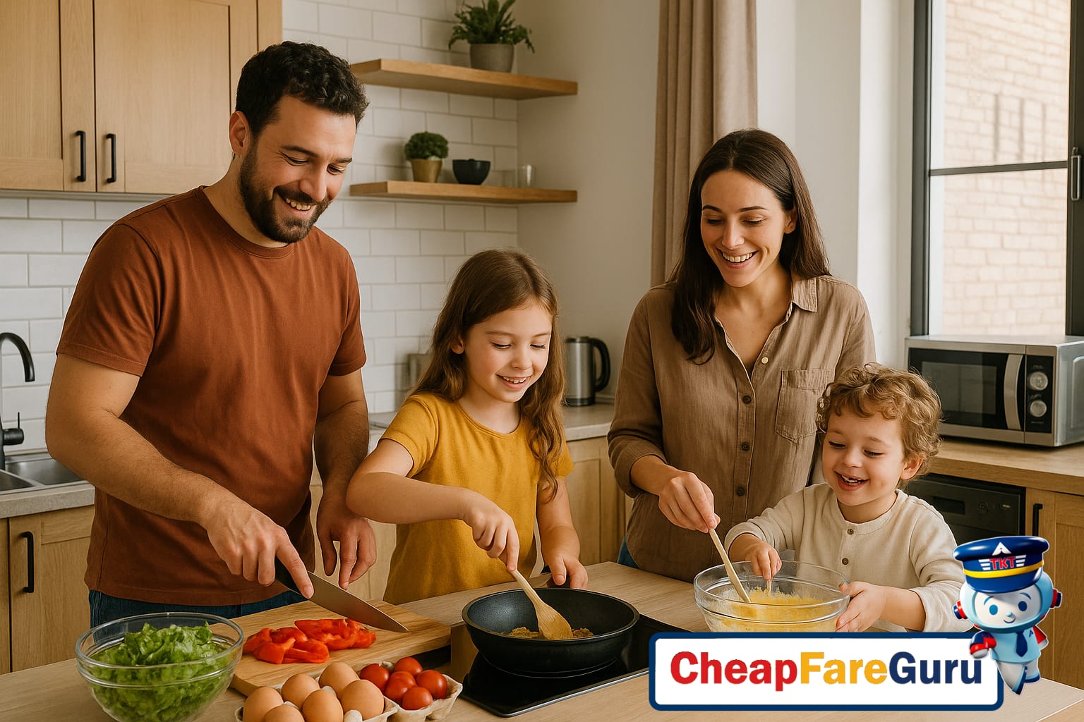 Family-friendly accommodation with kitchen