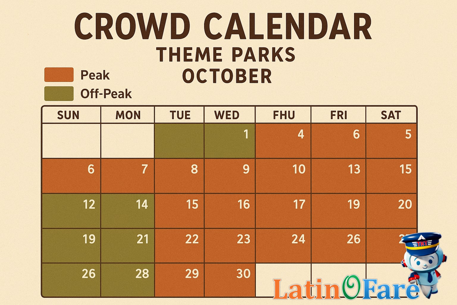 Calendar with flexible travel booking options