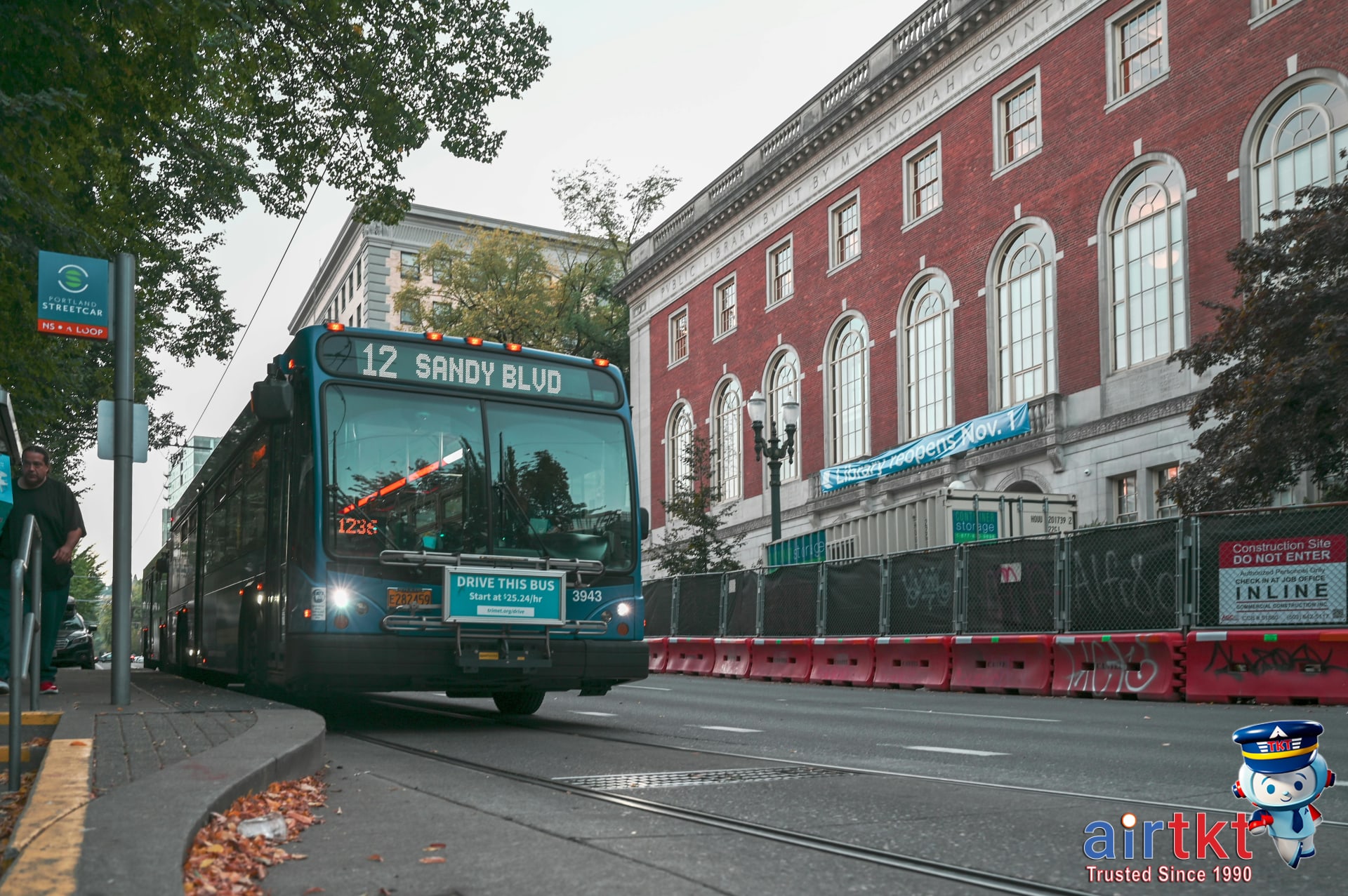 Greater Portland Metro bus in Portland