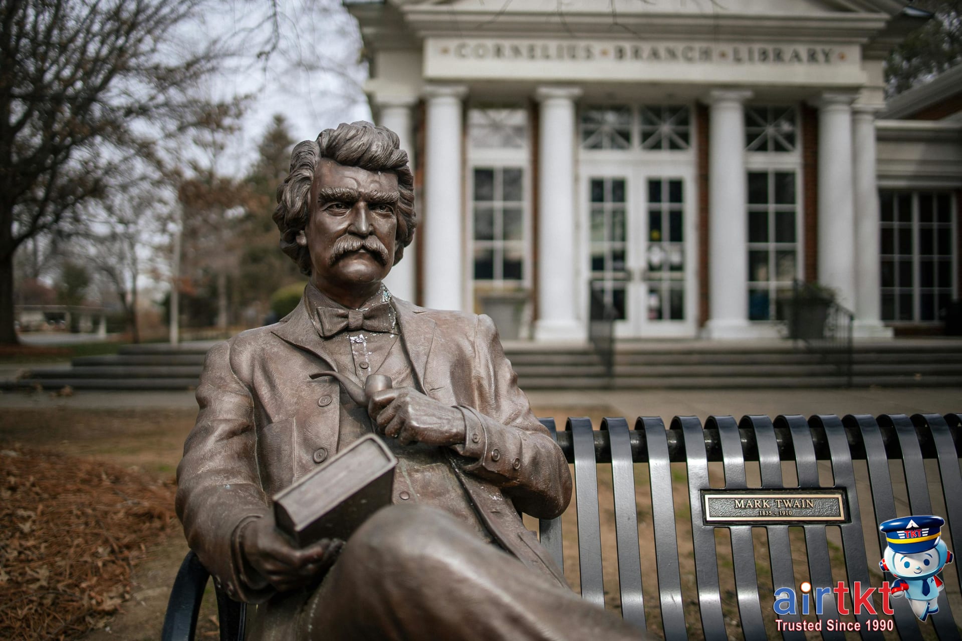 Mark Twain House exterior historic architecture sunny day