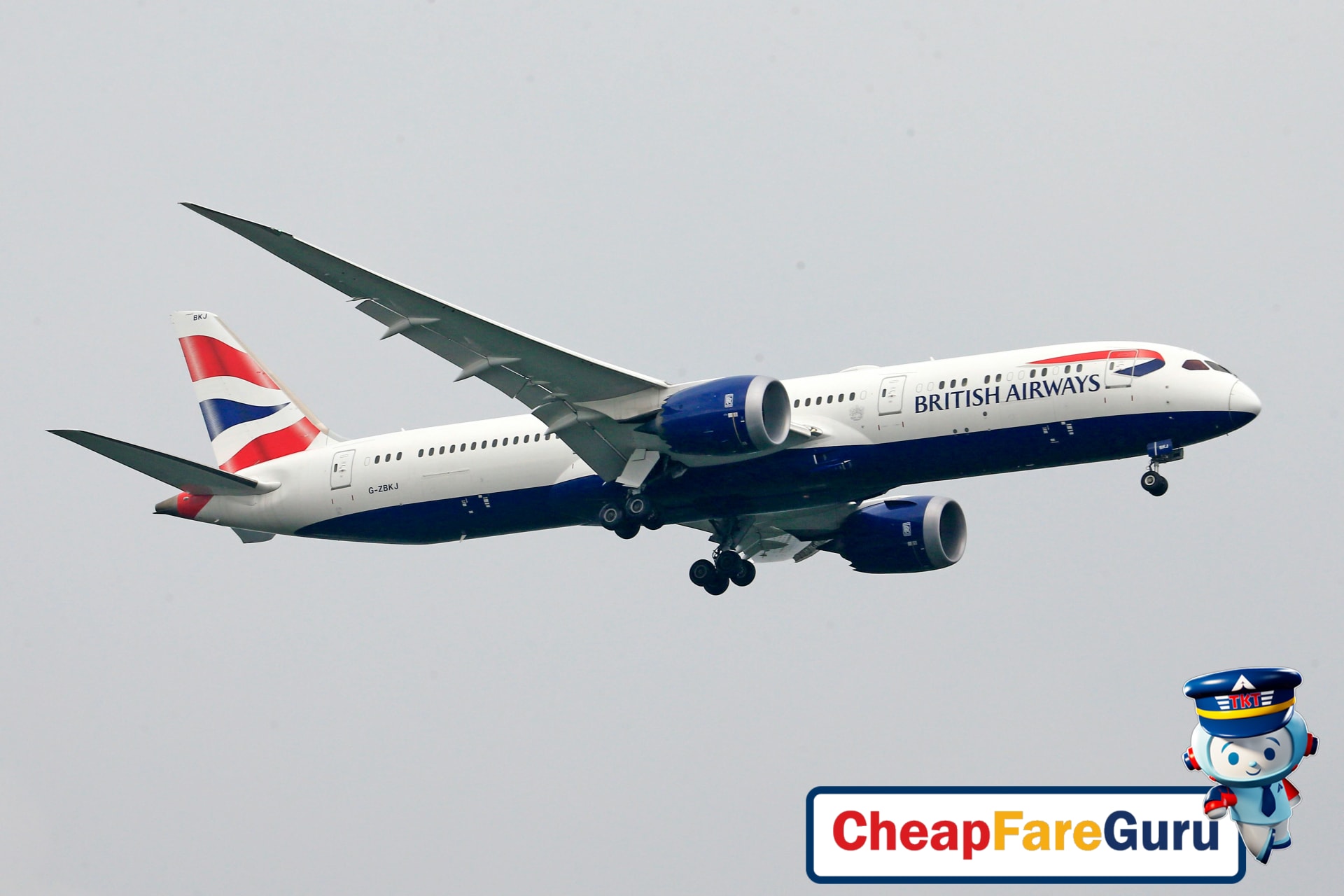 Traveler booking British Airways flight using a laptop