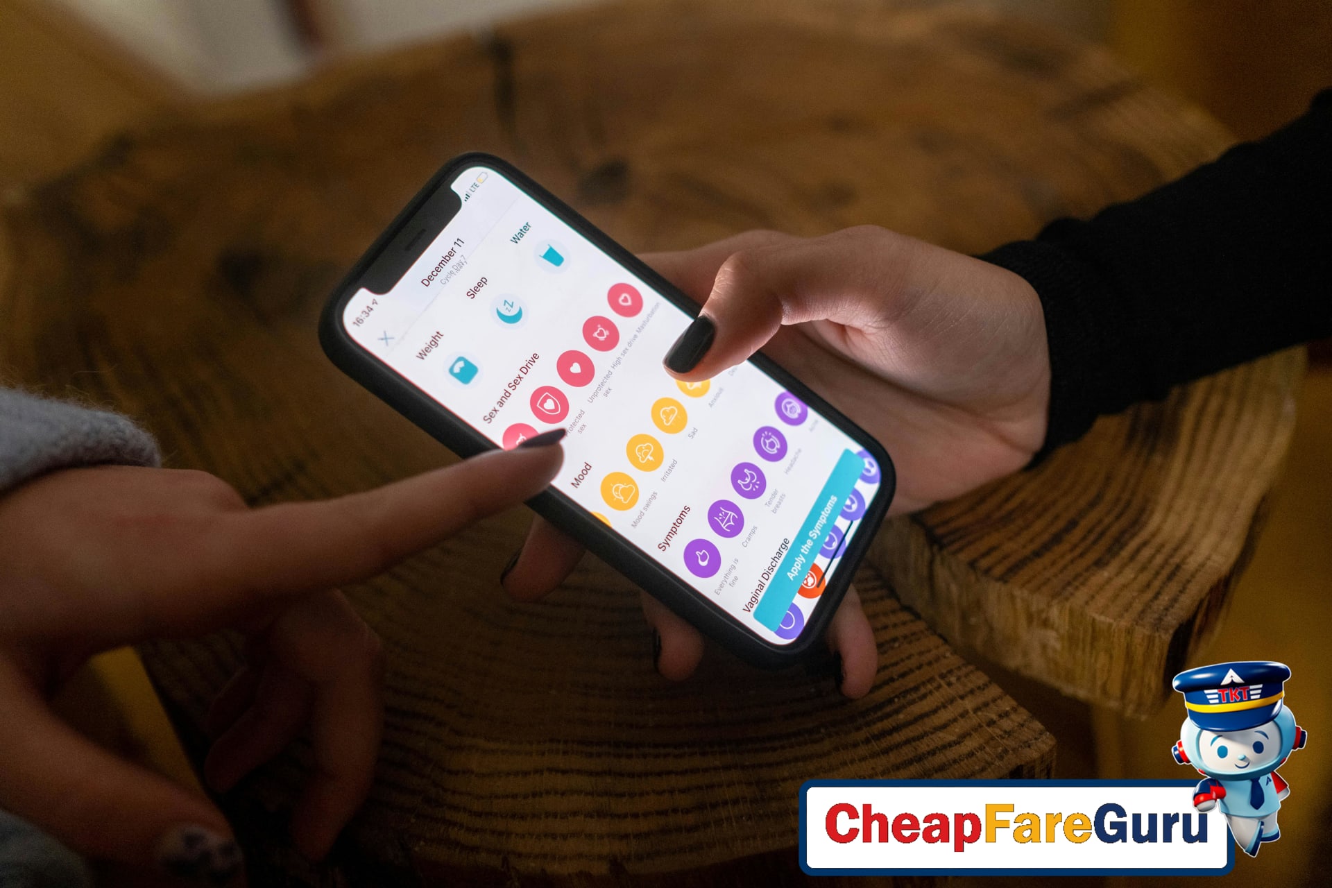 Smartphone displaying IHG One Rewards points balance and redemption options