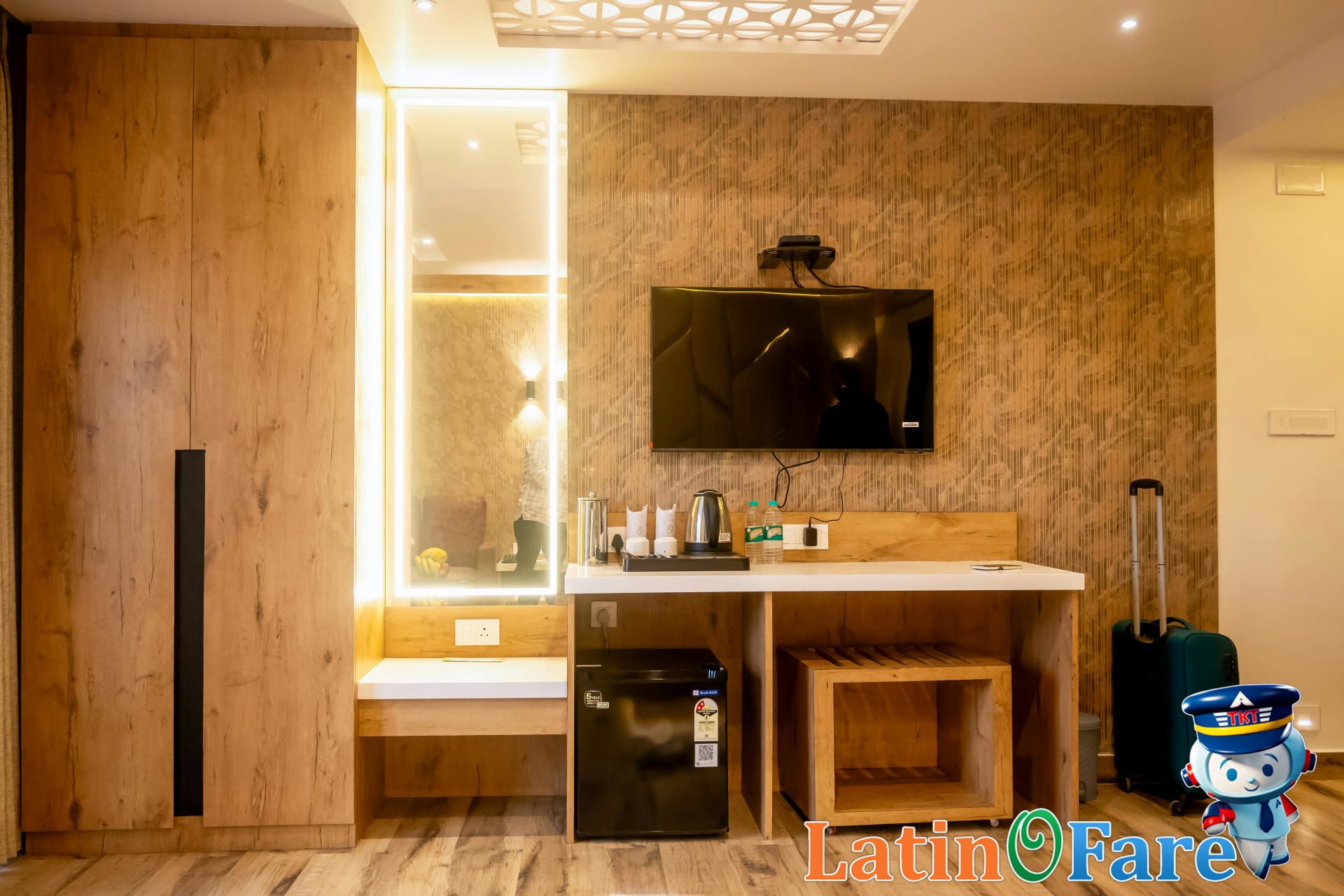 Family enjoying a meal in a kitchen-equipped accommodation