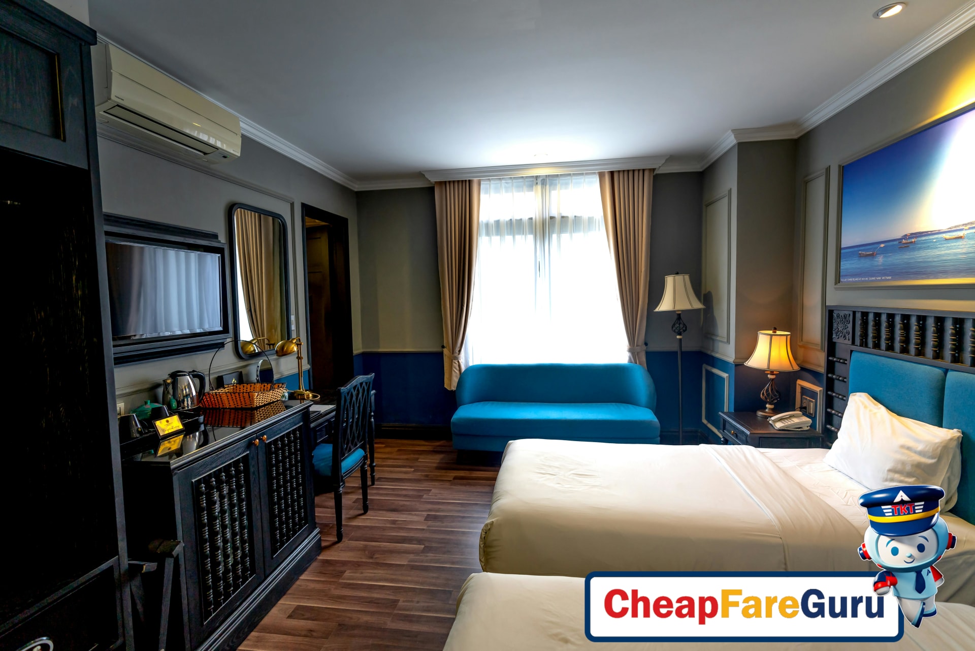 Traveler checking hotel loyalty status on smartphone