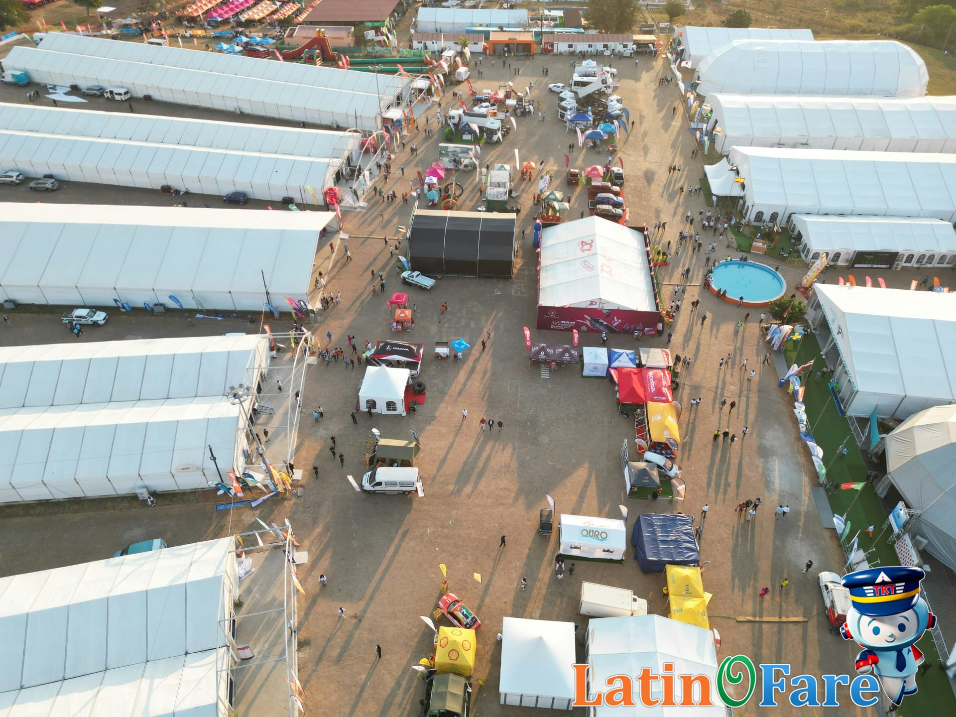 Crowd enjoying Oktoberfest beer tents in Munich