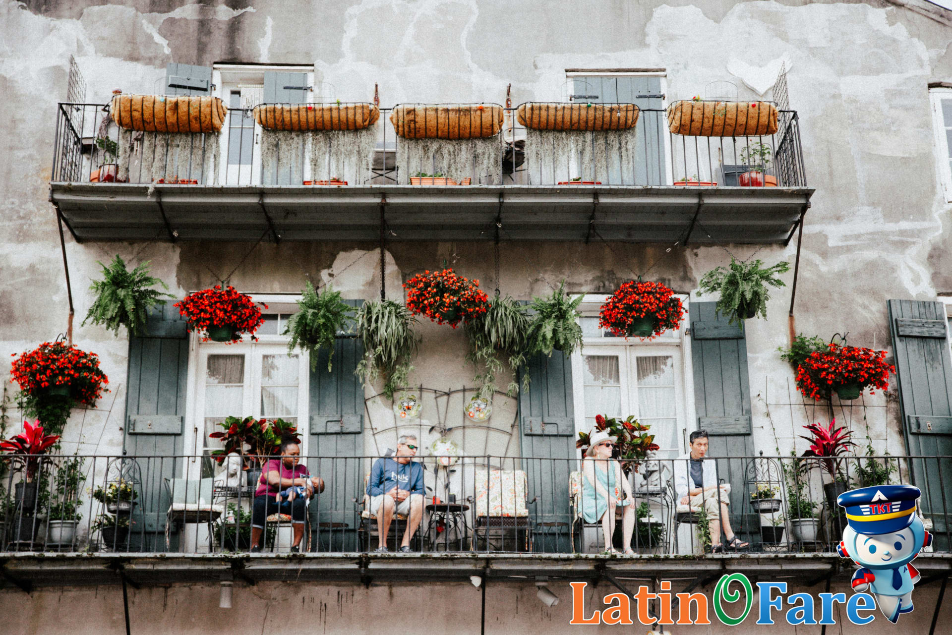 Mardi Gras celebration in the French Quarter