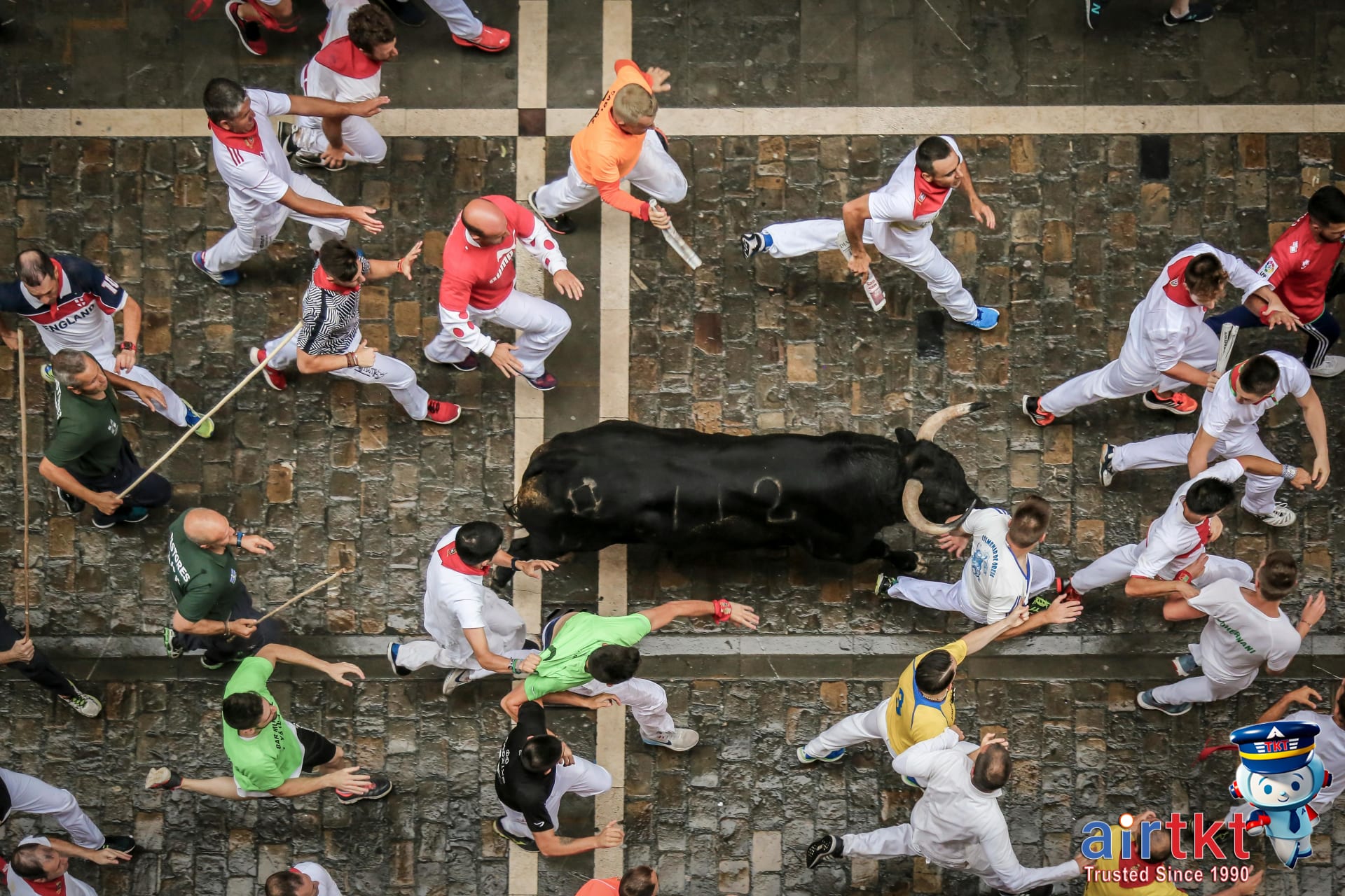Running of the Bulls Festival in Pamplona