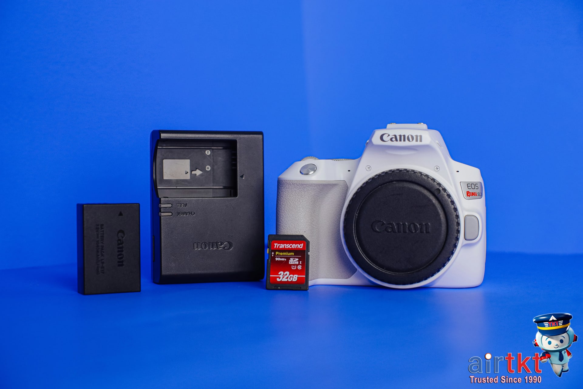 Camera gear neatly packed