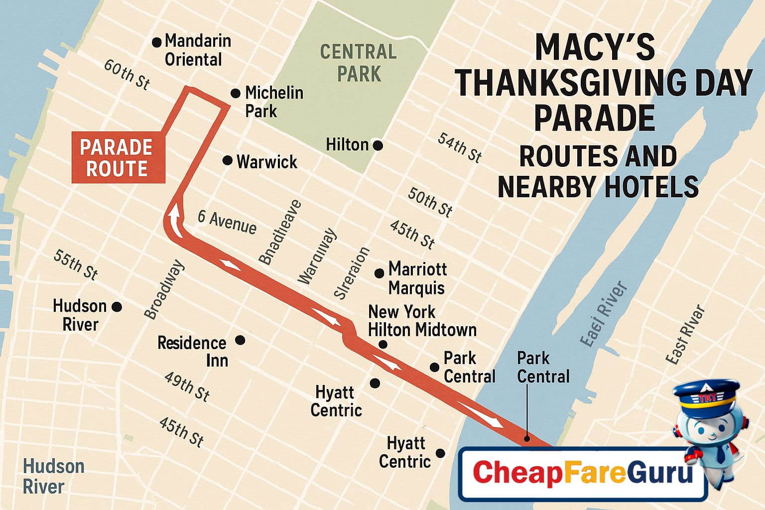 Macy's Thanksgiving Parade balloons in NYC