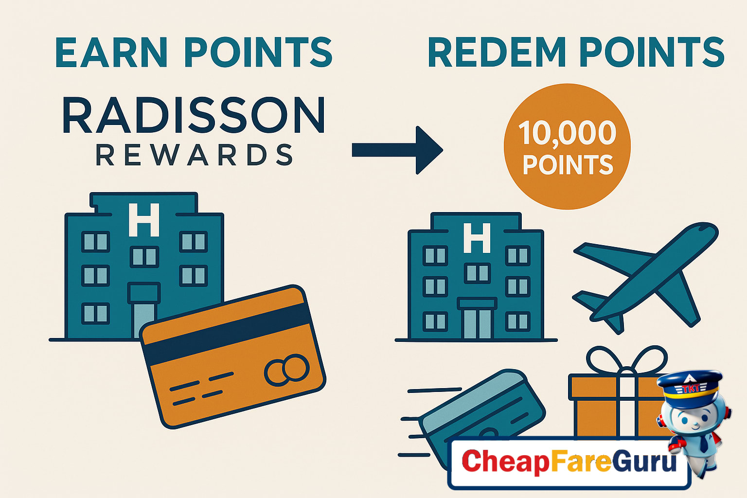 Radisson hotel lobby with front desk and seating area