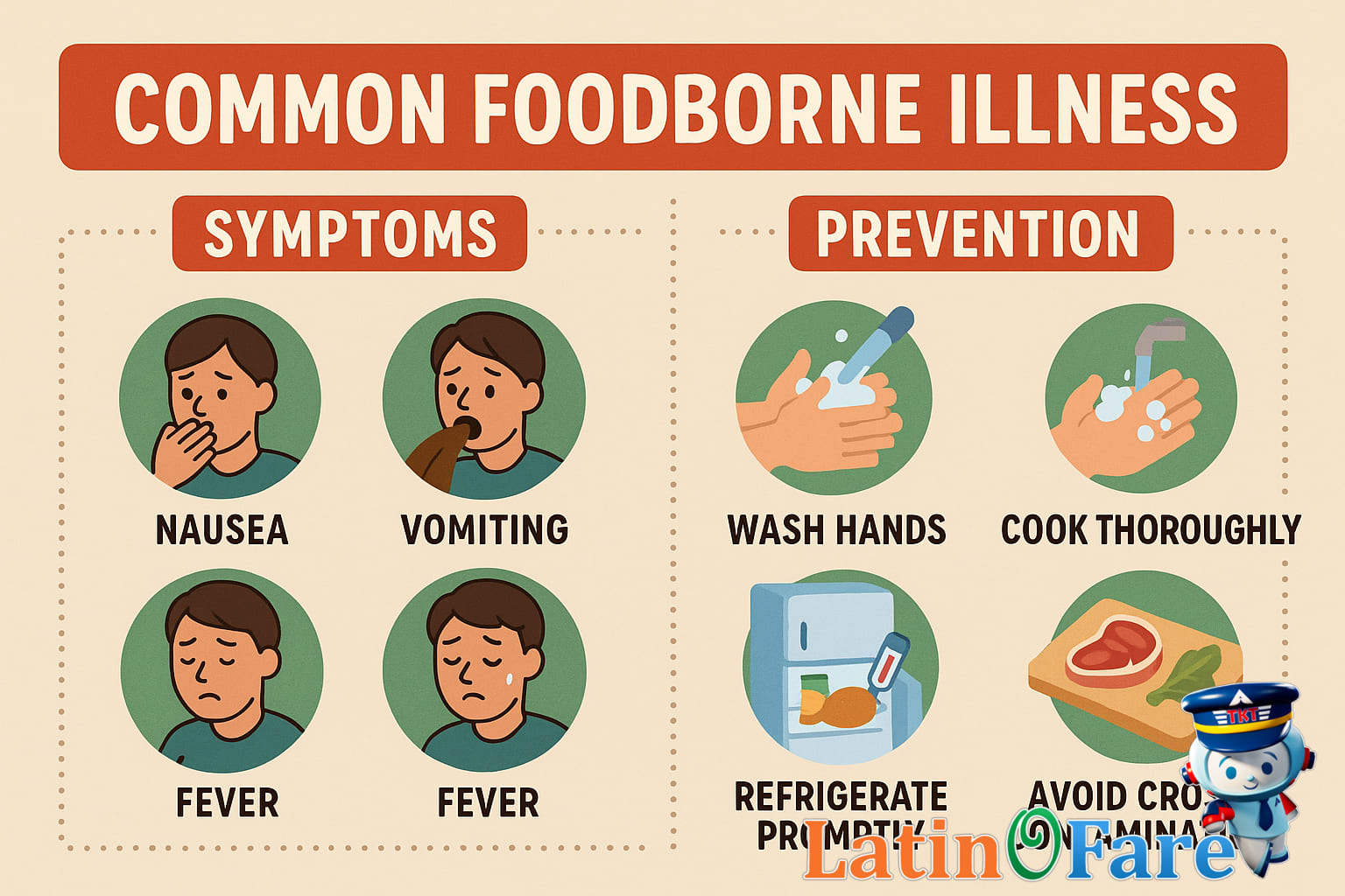 Street food preparation with hygiene caution