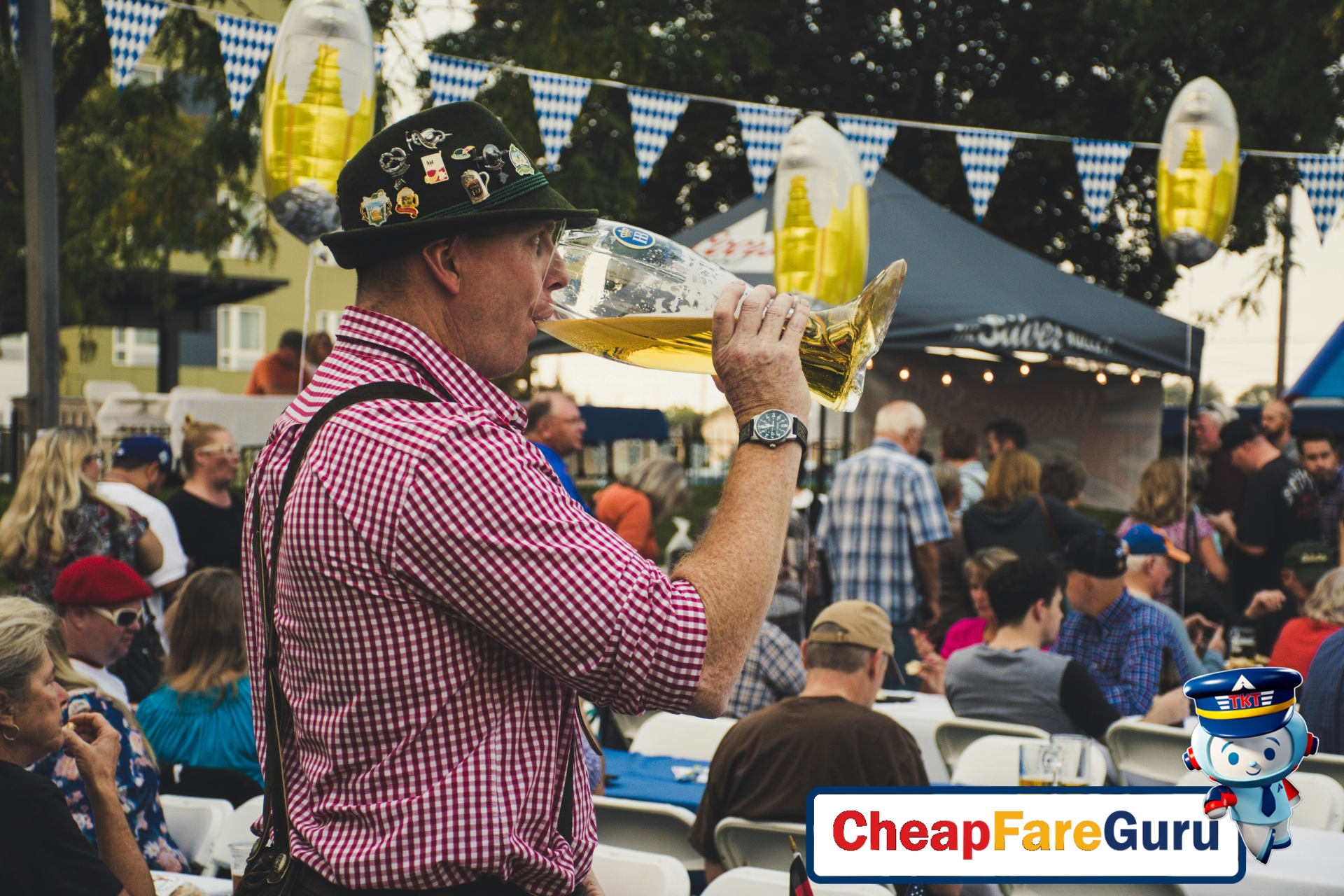 Oktoberfest beer tent