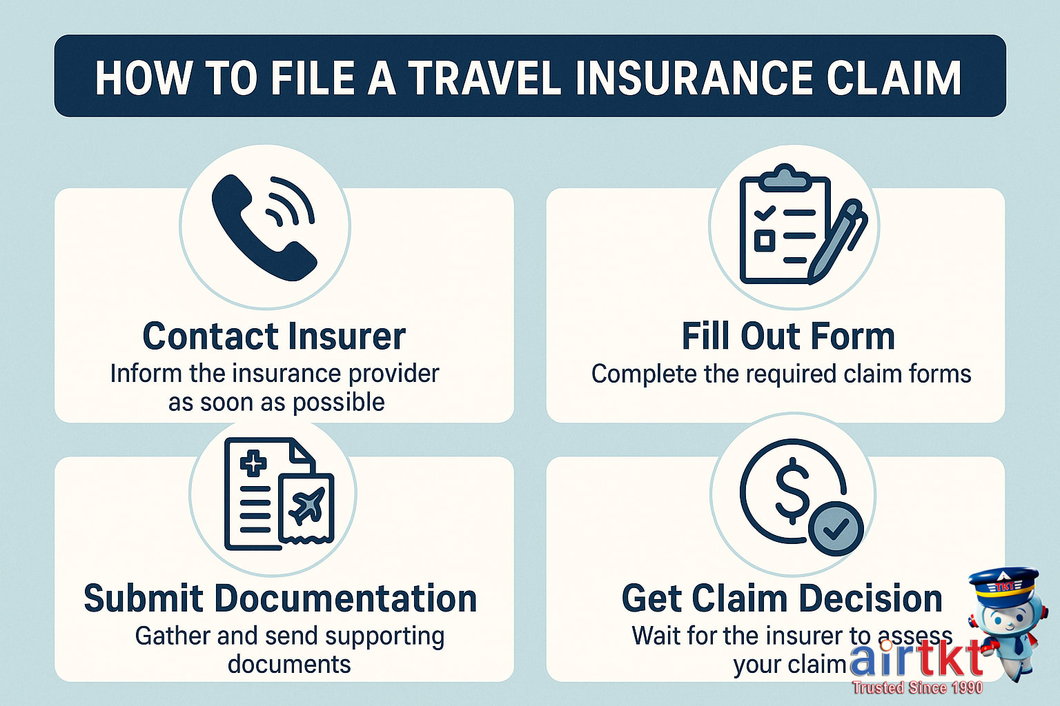 Traveler seeking help after an incident