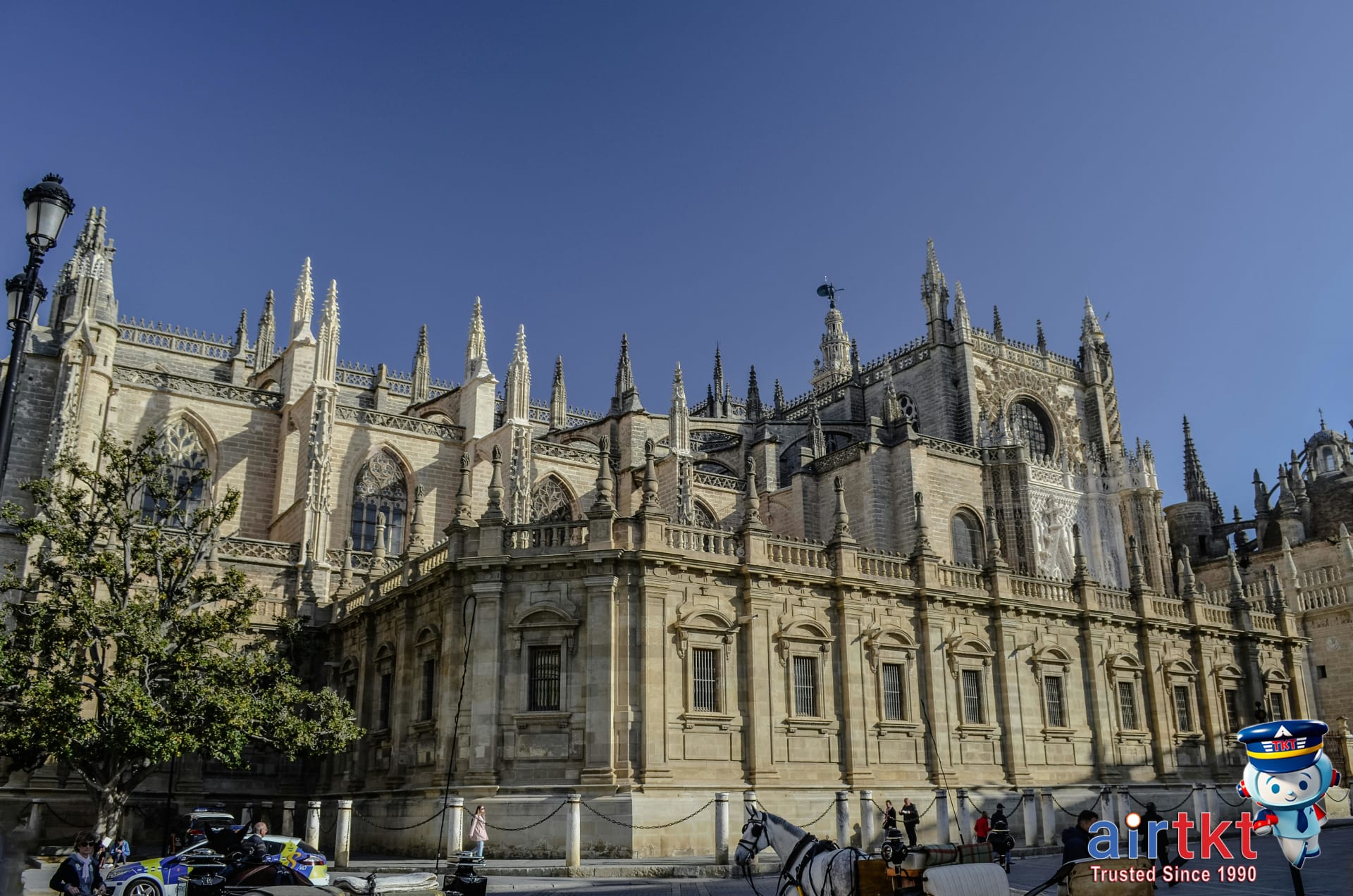 Seville Alcazar Palace view