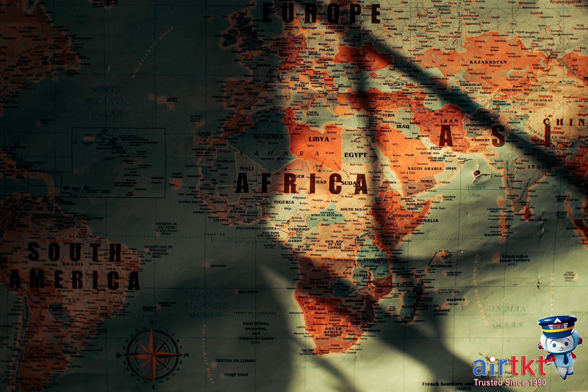 Alternative airports sign