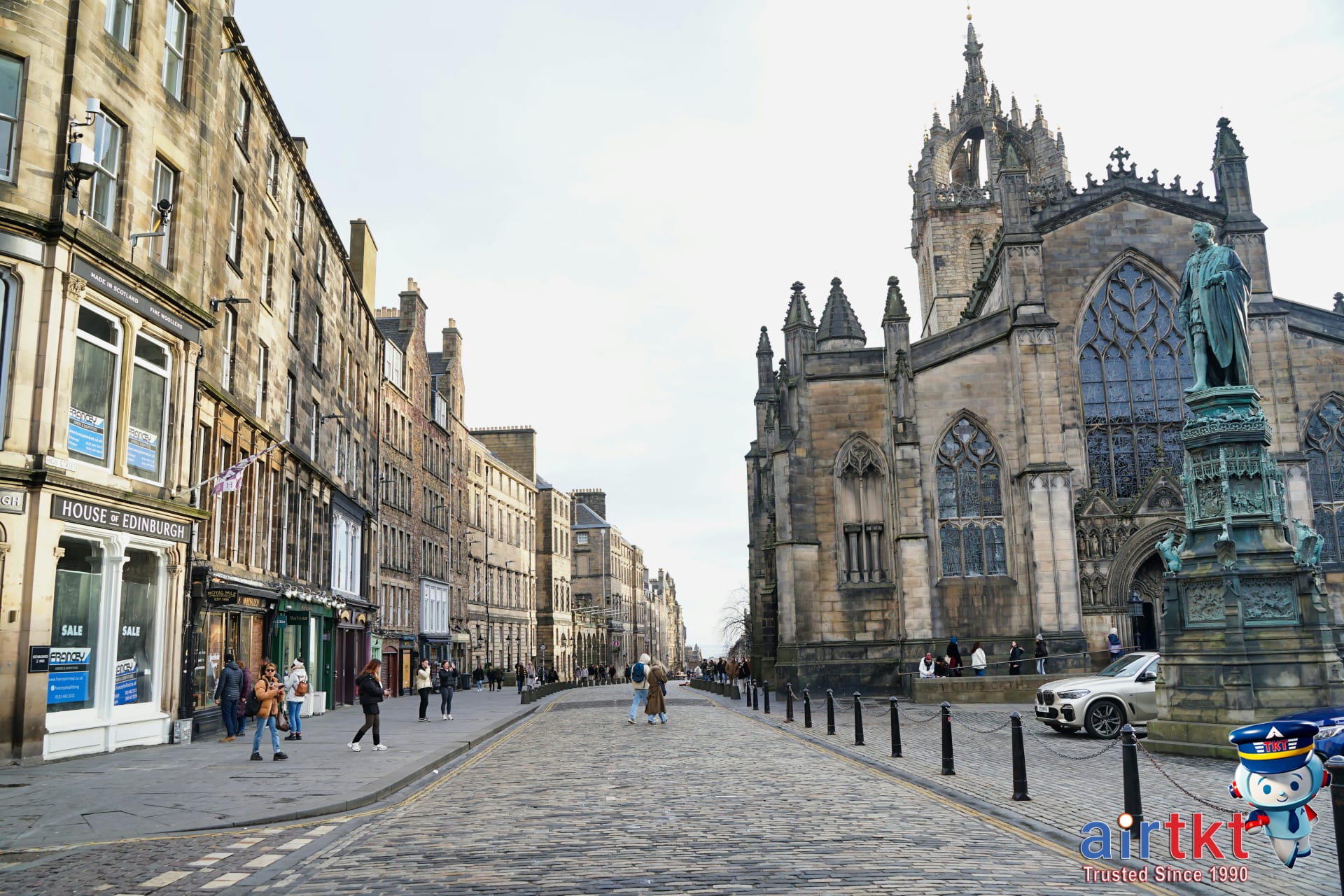 Historic Royal Mile street