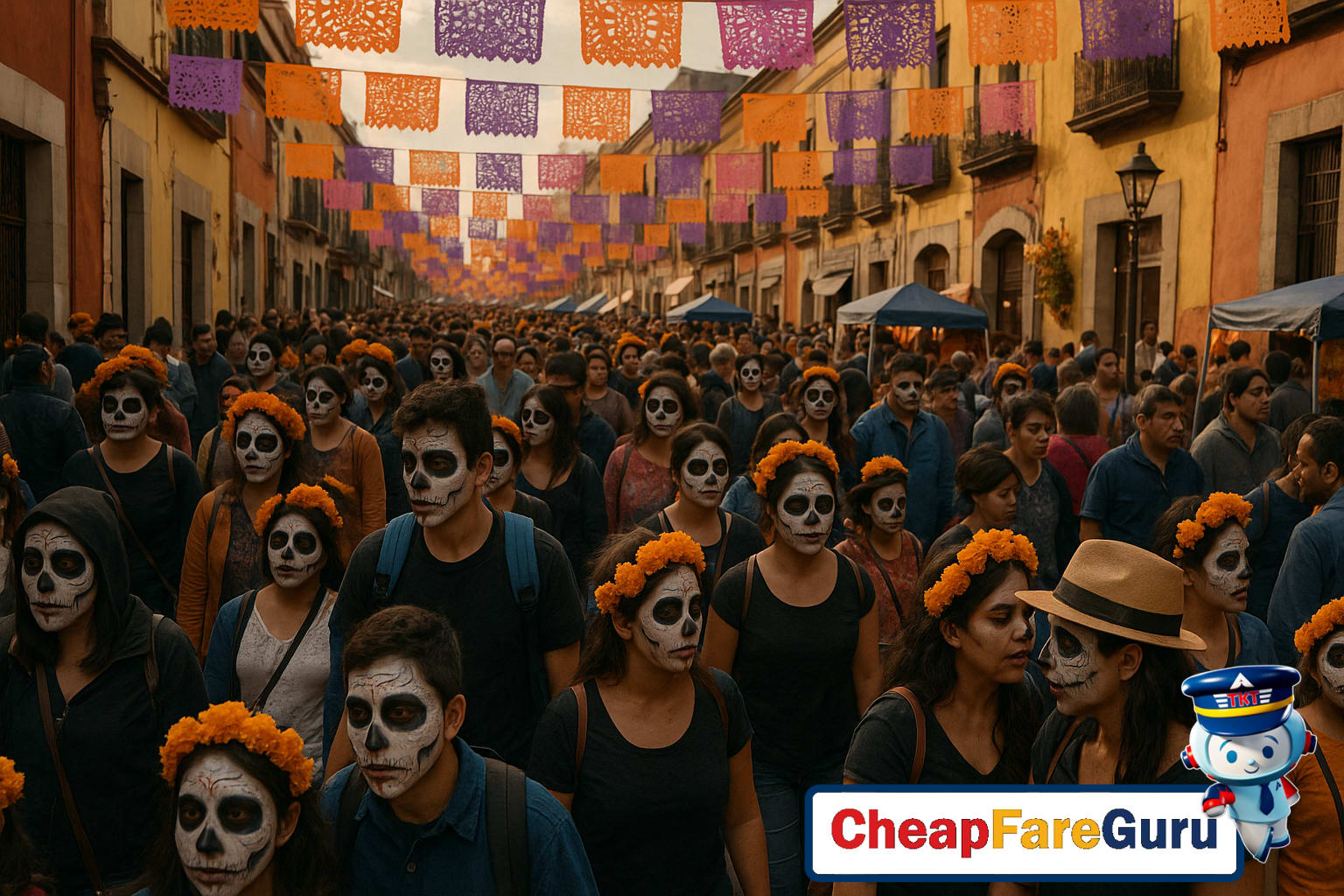 Crowds at Day of the Dead Festival