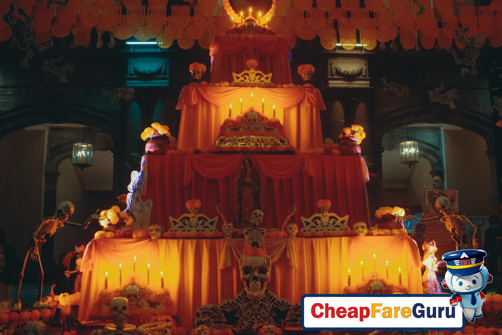 Day of the Dead altar in Mexico