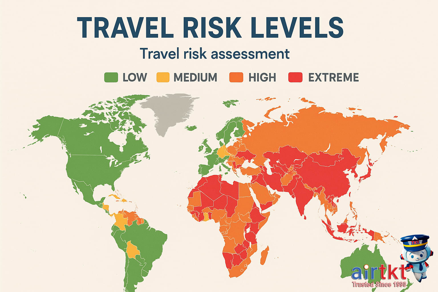 Traveler checking travel advisories on a smartphone
