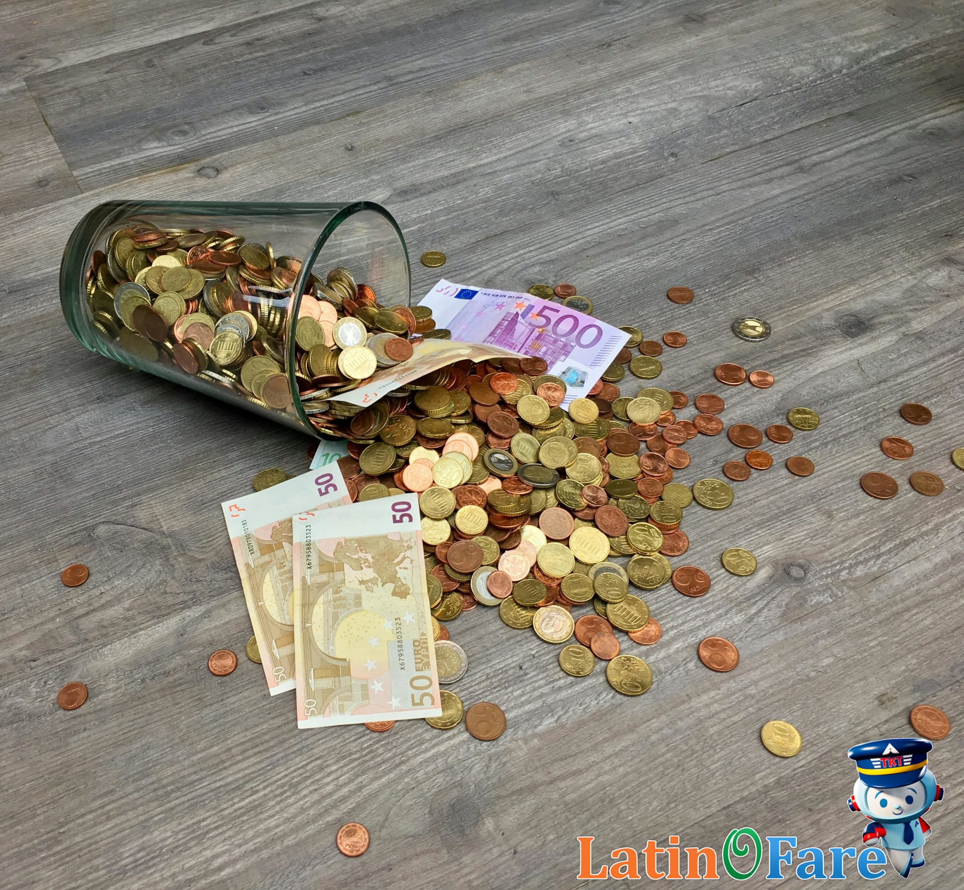 Swiss Franc coins and notes