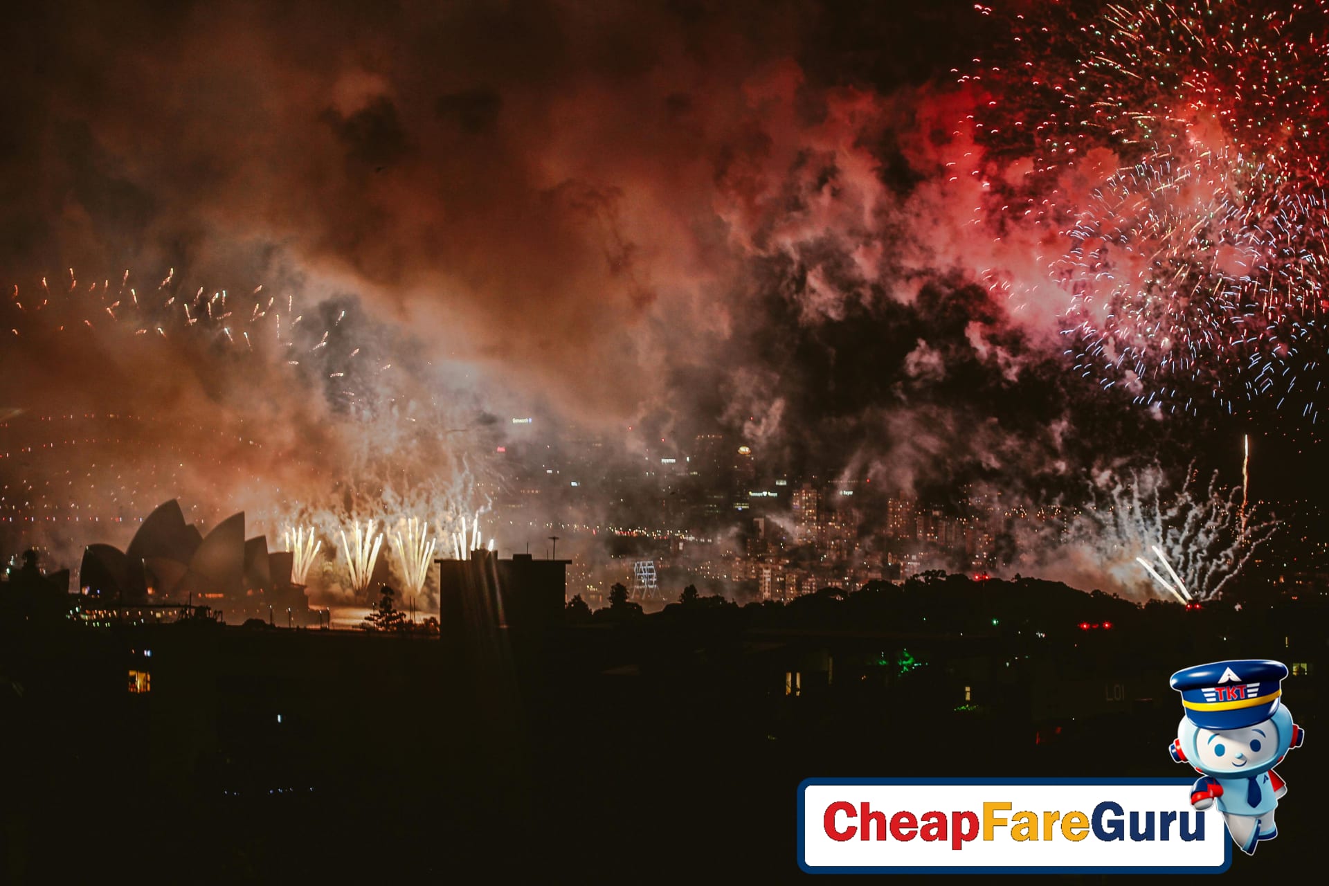 Sydney New Year crowds