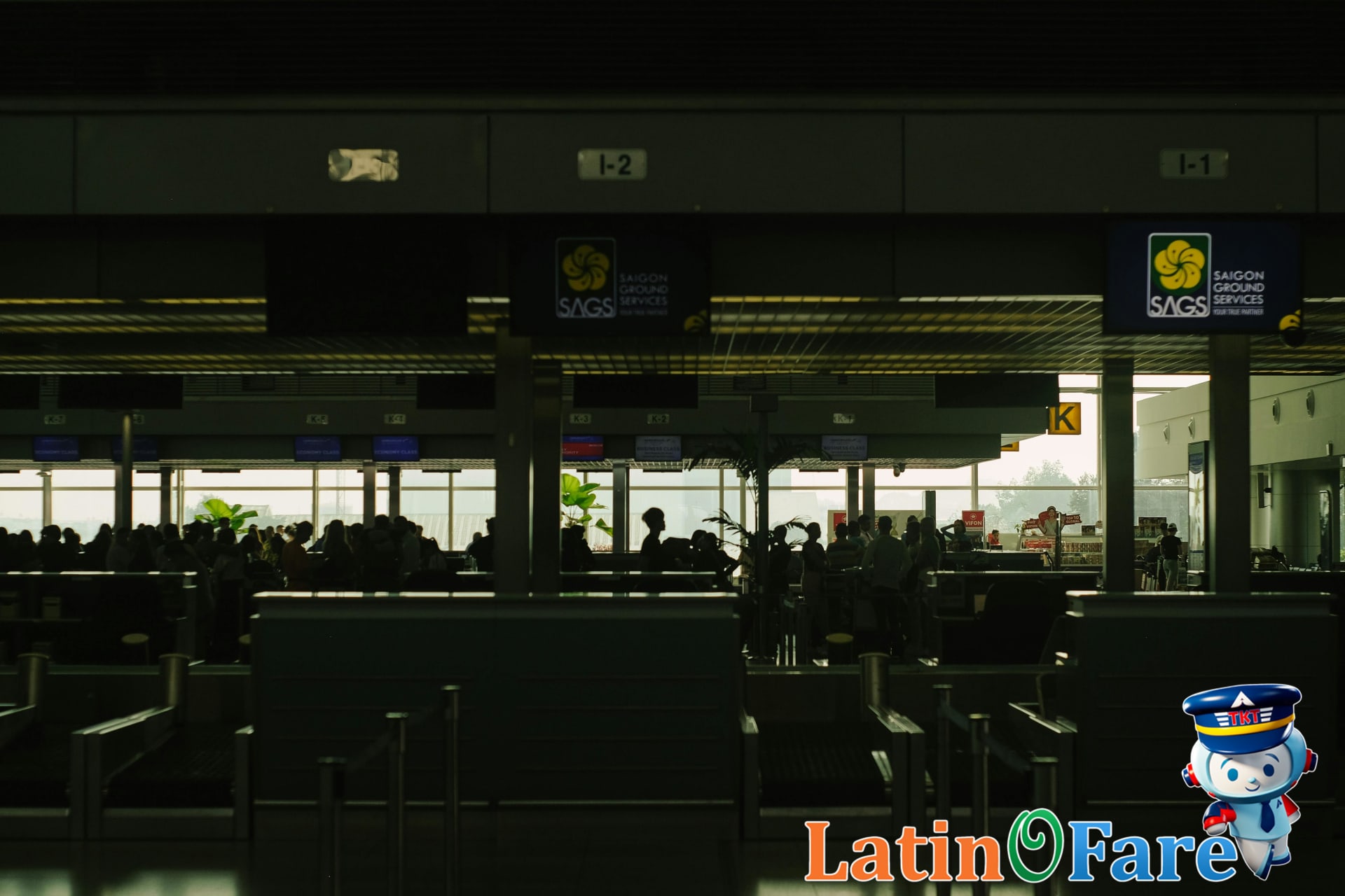 Airport terminals with planes on the tarmac