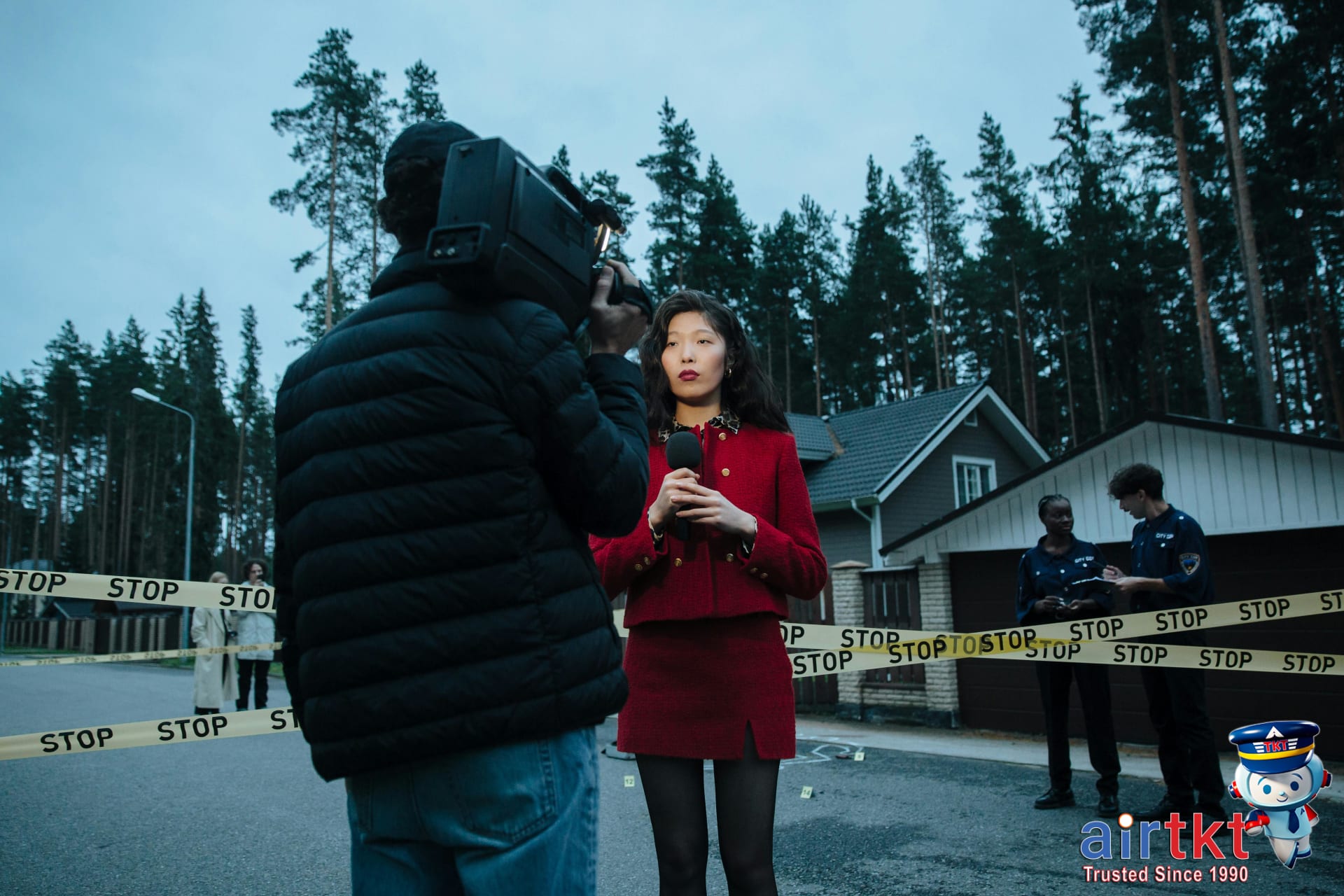 Traveler checking phone